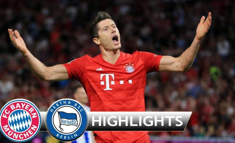 Bayern Munich Vs Hertha Berlin 2-2 Highlights