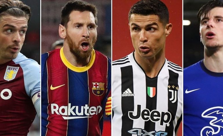Messi, Ronaldo, Grealish: The 40 highest-rated players in 2020/21