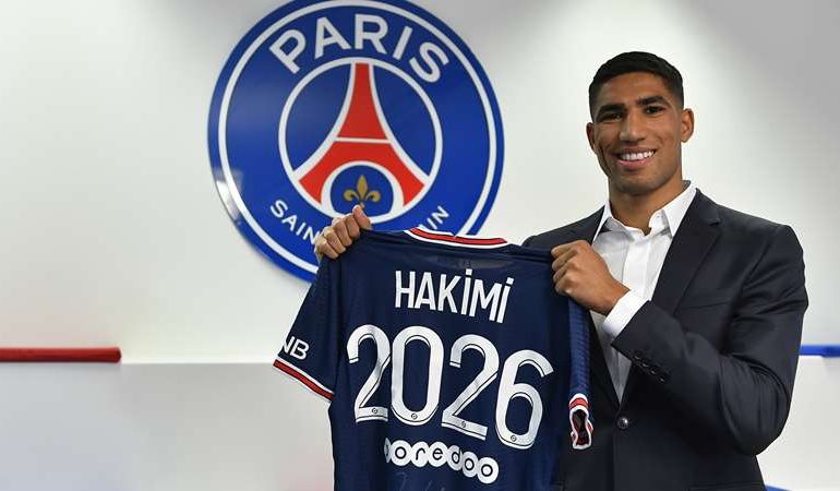 Official | Achraf Hakimi signs for PSG