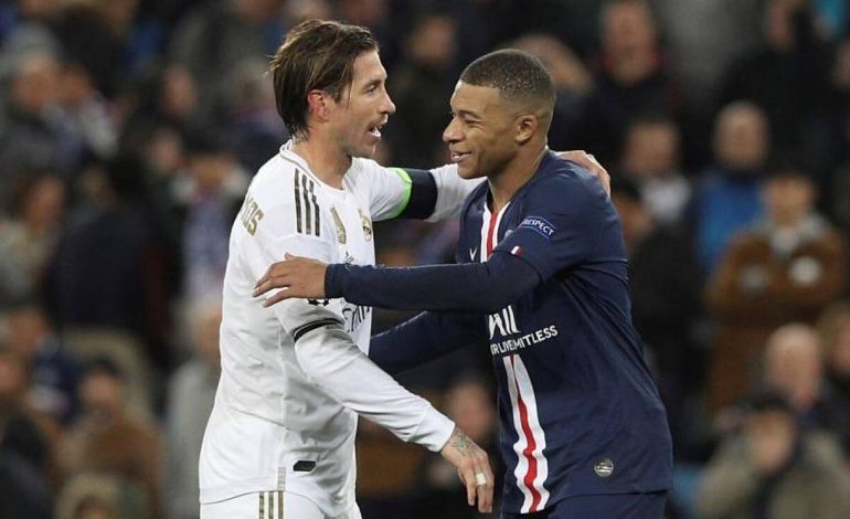 Sergio Ramos: “Kylian Mbappé has to go to Real Madrid, but for now I want him on my team.”