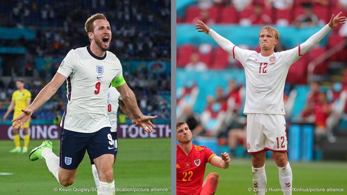 Wembley awaits! England and Denmark name semi-final XIs