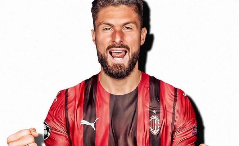 Olivier Giroud joins Milan on two-year deal