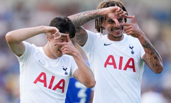 Son and Lucas score as Tottenham take on Colchester