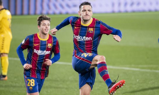 Rey Manaj nets hat-trick in Barcelona win over Gimnàstic