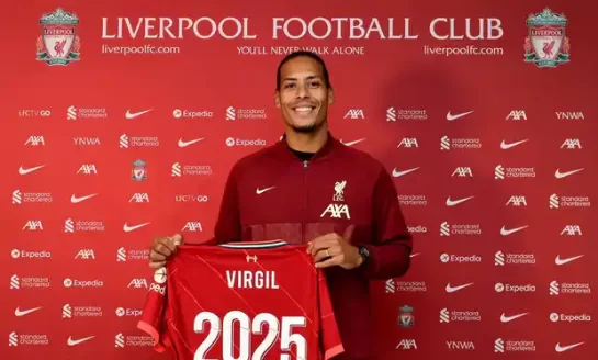 Virgil Van Dijk signs new long-term contract with Liverpool