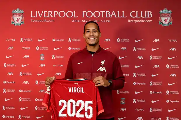 Virgil Van Dijk signs new long-term contract with Liverpool