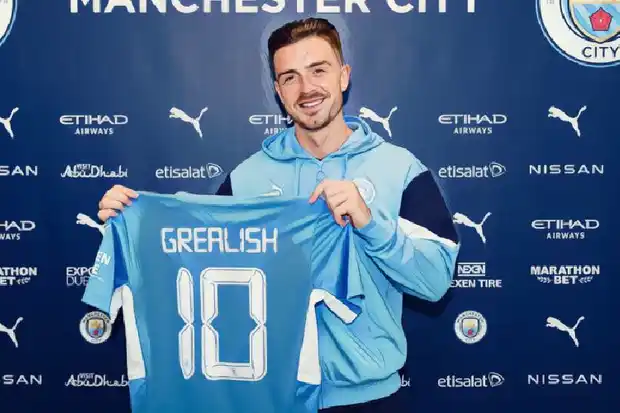 Grealish excited to play under Guardiola as Man City confirm £100m transfer
