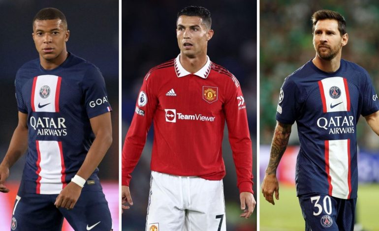 THE 7 MOST LUCRATIVE CONTRACTS IN FOOTBALL HISTORY: MBAPPE, MESSI, RONALDO…