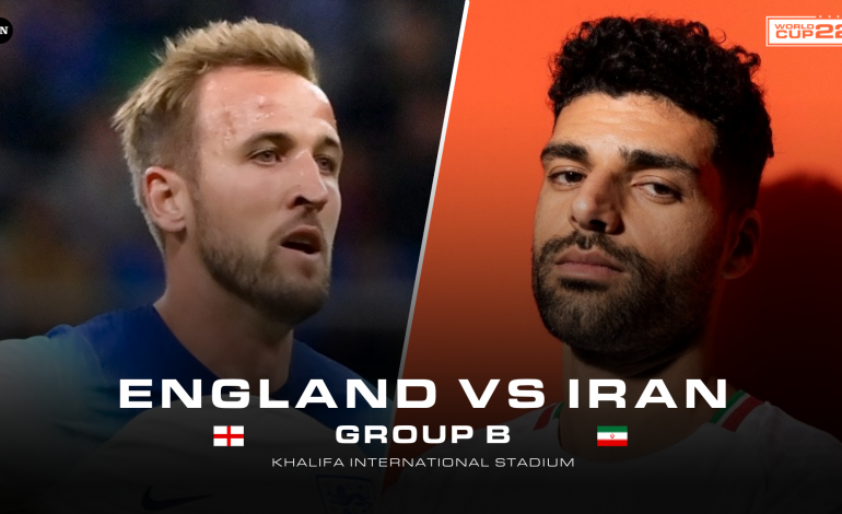 ENGLAND TAKE ON IRAN TO KICK OFF WORLD CUP DAY TWO