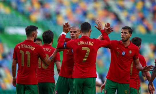 BATTLING GHANA CAN'T DO ENOUGH AS PORTUGAL GO TOP OF GROUP H