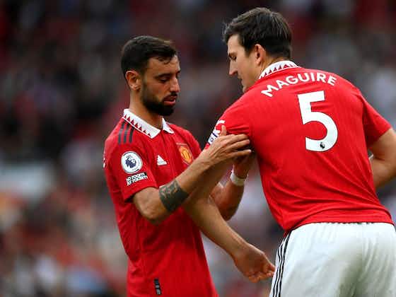 HARRY MAGUIRE AGREES TO LIFT CARABAO CUP TROPHY JOINTLY WITH BRUNO FERNANDES IF UNITED WIN FINAL
