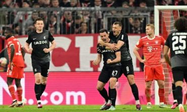 FREIBURG PULL OFF HISTORIC UPSET TO KNOCK BAYERN OUT OF DFB POKAL