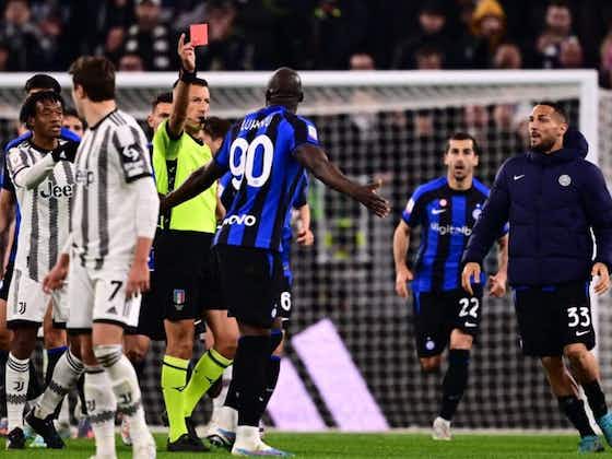 🇮🇹 BOTH SCORERS SEE RED AS INTER HOLD JUVE IN COPPA ITALIA SEMIS