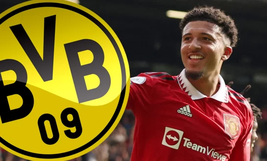 BORUSSIA DORTMUND READY TO OFFER JADON SANCHO A WAY OUT OF MANCHESTER UNITED